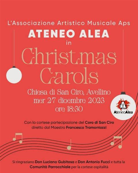 Il 27 dicembre nella chiesa di San Ciro ad Avellino il concerto